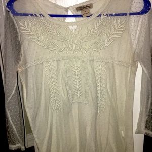 Lucky Brand Lace long sleeve